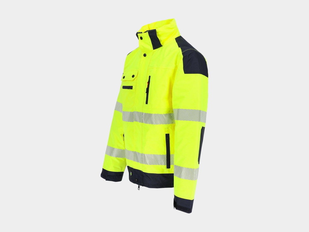 Hodor High Viz Veste bleu marine-jaune 3.png