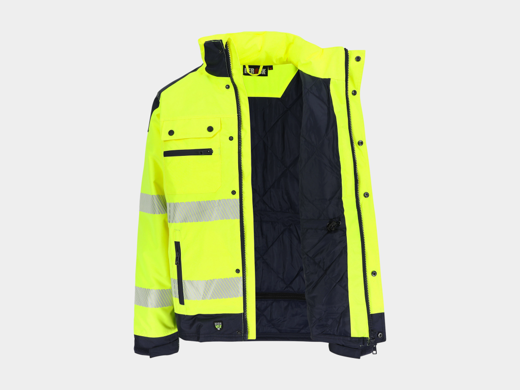 Hodor High Viz Veste bleu marine-jaune 5.png