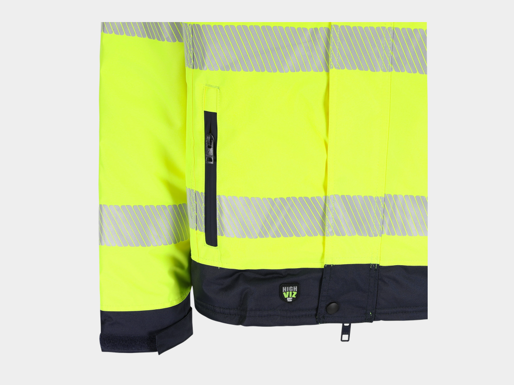 Hodor High Viz Veste bleu marine-jaune 9.png