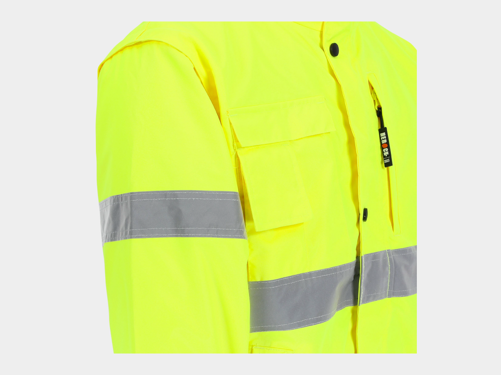 Tarvos High Viz Veste bleu marine-jaune 10.png