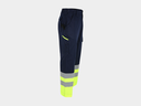 Olympus High Viz Pantalon bleu marine-jaune fluo 3.png