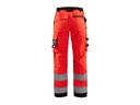 Pantalon Artisan Haute-Visibilité Femme rouge fluo-noir 2.jpg
