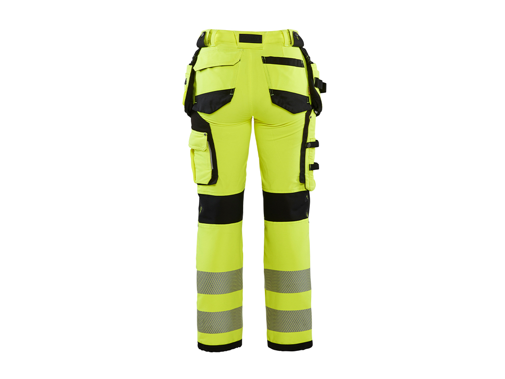 Pantalon Stretch 4D Haute-Visibilité Femme jaune fluo-noir 2.jpg