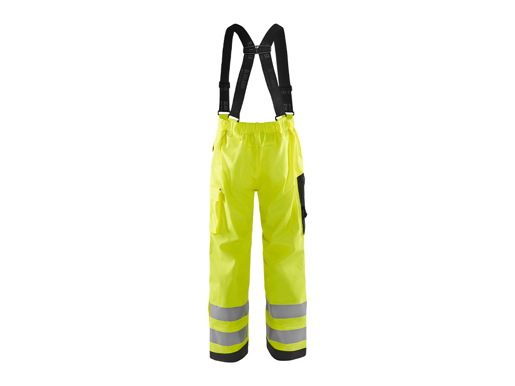 Pantalon de Pluie à Bretelles Haute-Visibilité Niveau 2
