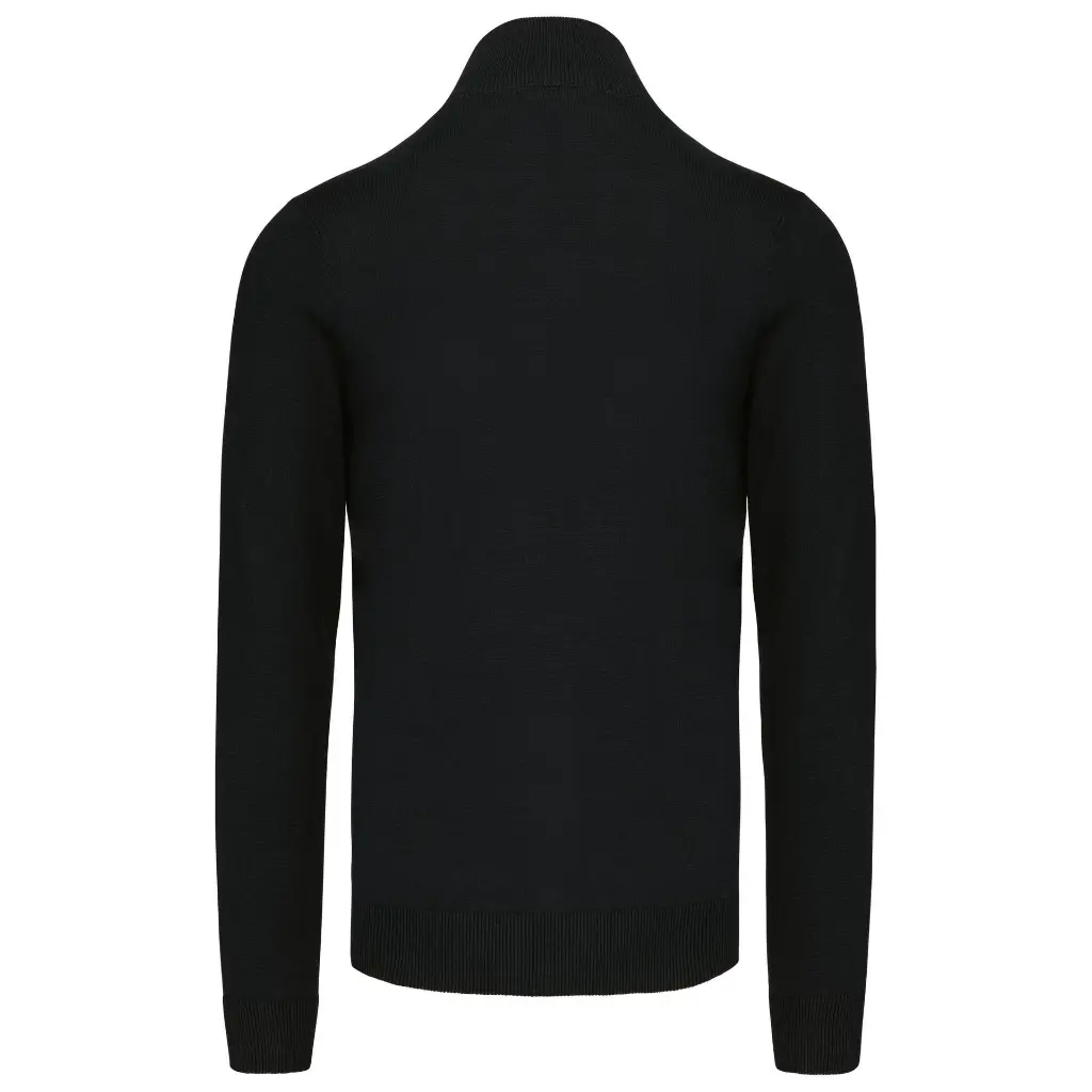 K970  - Pull 1_4 Zip Homme noir 2.webp