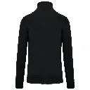 K487 - Sweat-Shirt Col Zippé Homme noir 2.webp