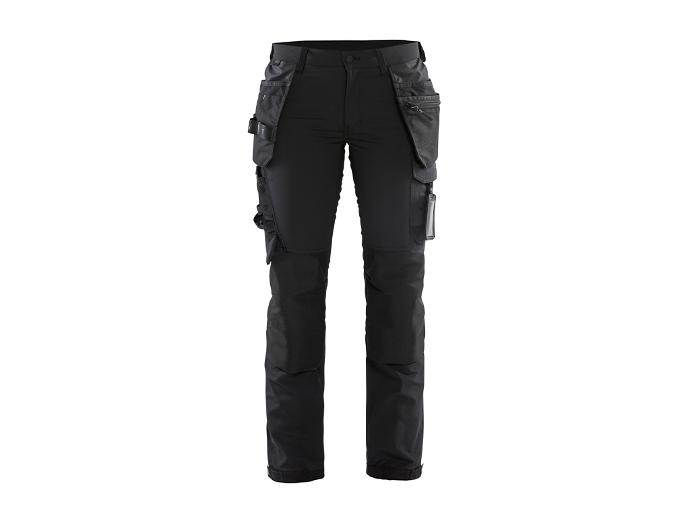 Pantalon Artisan Stretch 4D Femme 7192 (Noir/Gris, C32)