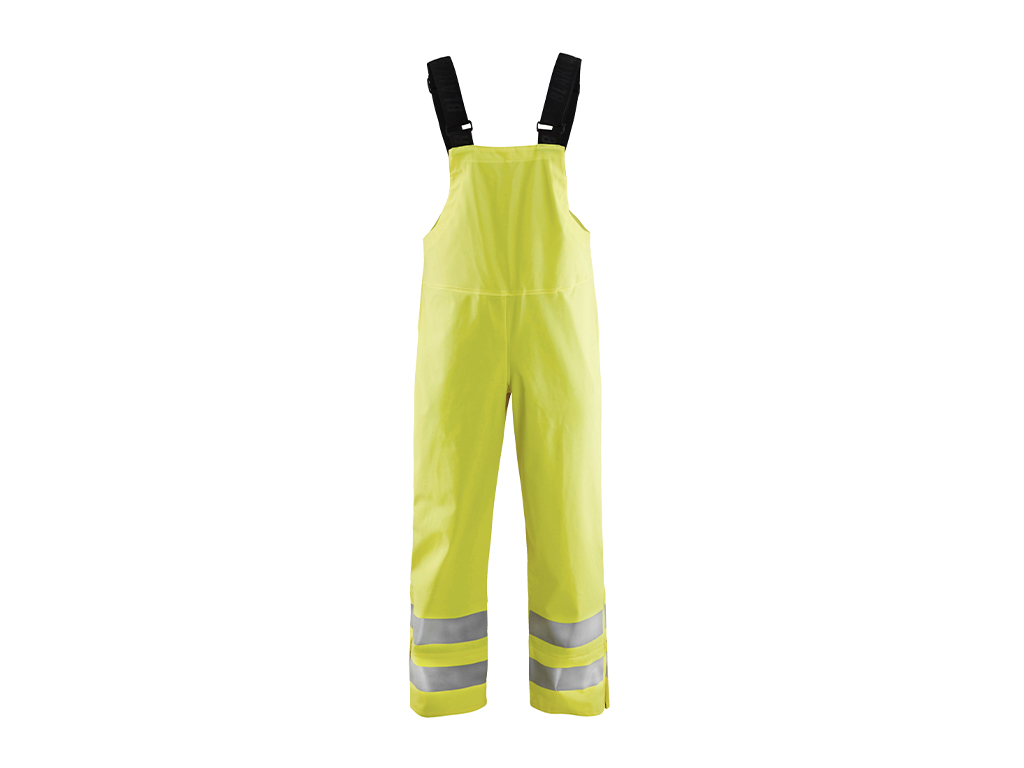 Cotte à Bretelles de Pluie Haute-Visibilité Niveau 3 1386