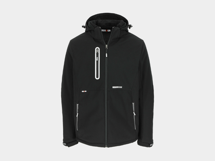 [23MJC2101BK-XS] Taris Softshell Veste (Noir, XS)