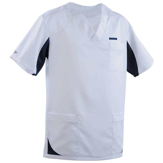 Tunique Sandro Bicolore (Blanc/Bleu marine, 0)