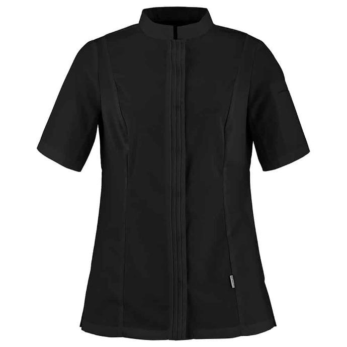 Veste Cristal Femme Manches Courtes (Noir, 36)