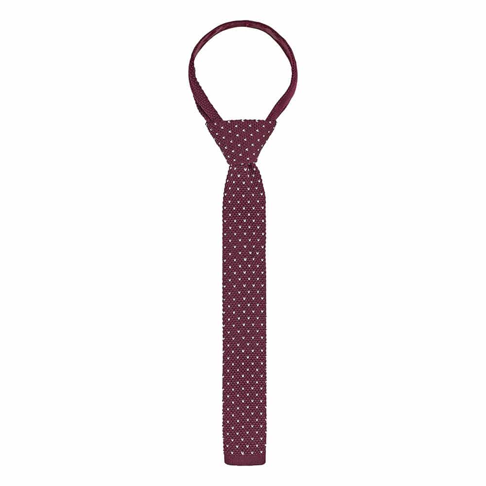Cravate Bolivar Bordeaux
