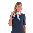 Foulard Madame Bleu